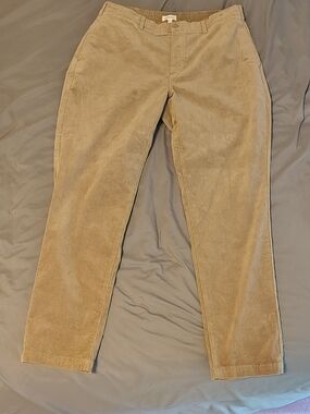 Mason Row Men's Corduroy Pants in Tan – Classic Straight Fit